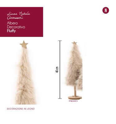 ALBERO DECORATIVO FLUFFY MEDIO Tellini S.r.l. Ingrosso Abbigliamento